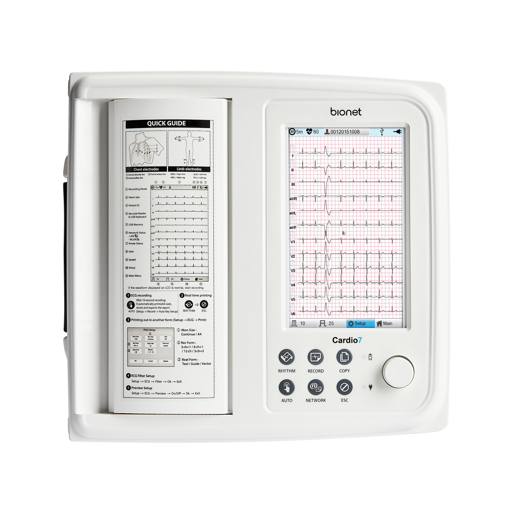 ECG INTERPRETATIVO BIONET CARDIO 7
